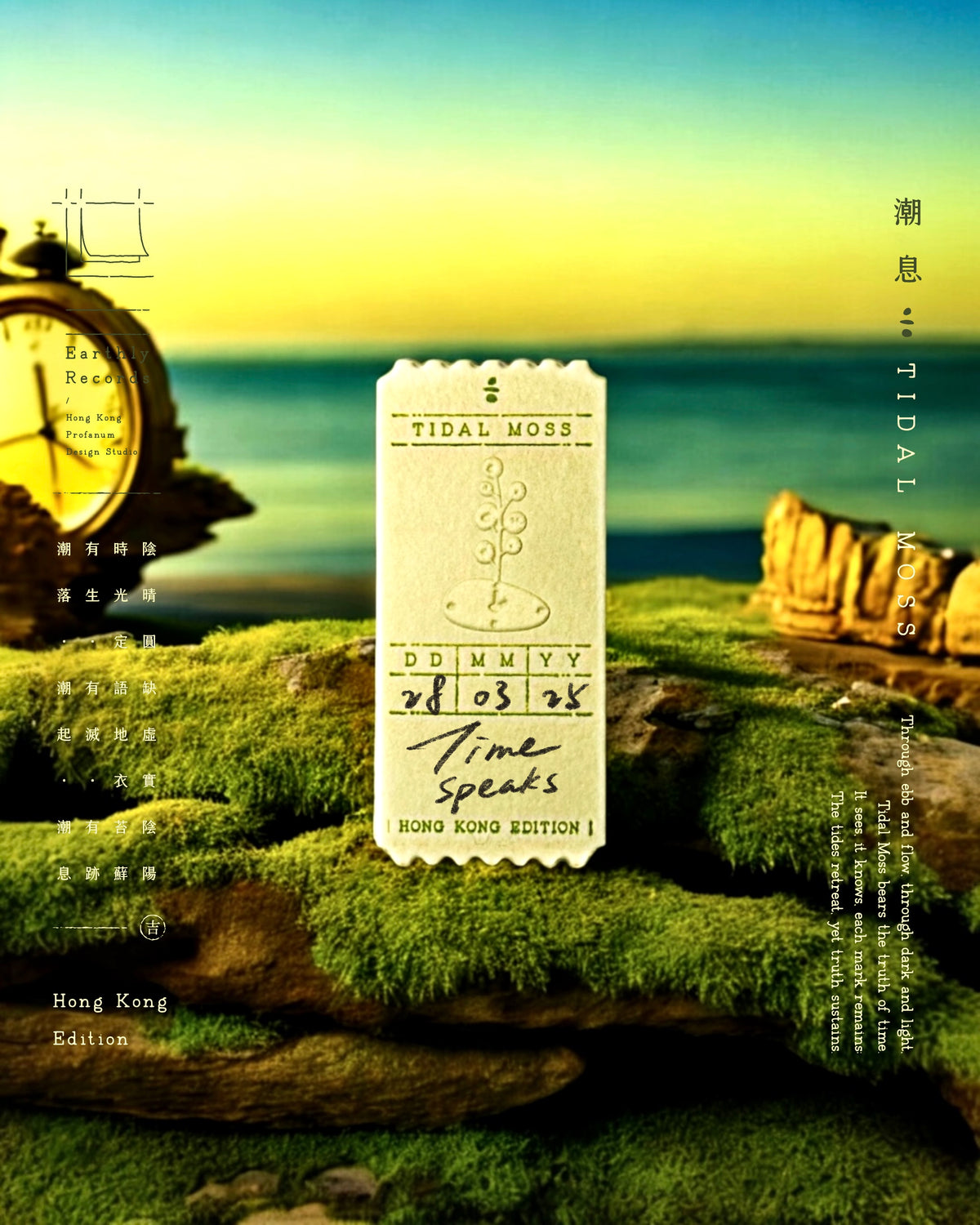 ㊕ Earthly Records : Day Pass Incense Paper  | Seed of Life ── 8-in-1 + NFC Music Album Journal + Time Keeper Bag Region Exclusive Edition Full Set