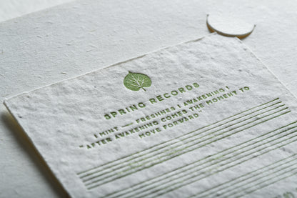Earthly Records Seed Of Life NFC Music Album Journal