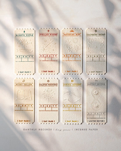Day Pass Incense Paper 2-in-1 Box Set