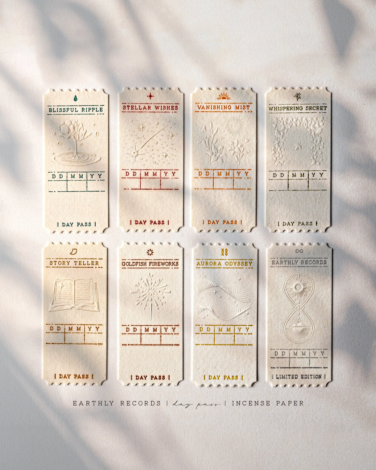 Omamori ── Day Pass Incense Paper Refill ── 32pcs
