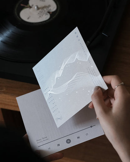 ㊕ Earthly Records : Day Pass Incense Paper  | Seed of Life ── 8-in-1 + NFC Music Album Journal + Time Keeper Bag Region Exclusive Edition Full Set